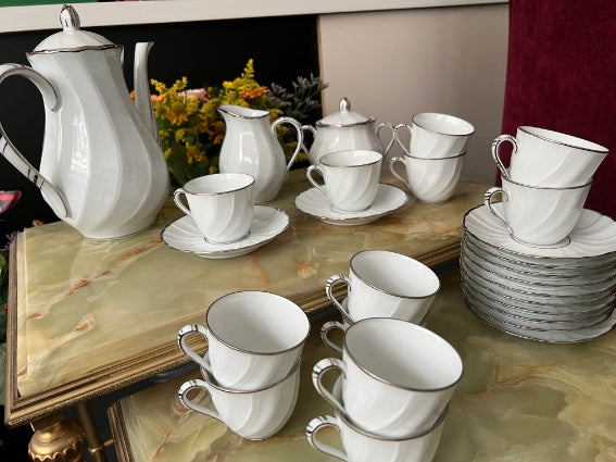 Service à café Bernardaud modèle Verdi