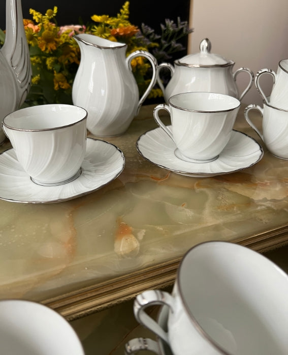 Service à café Bernardaud modèle Verdi