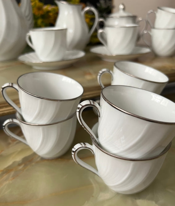 Service à café Bernardaud modèle Verdi