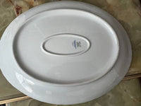 Plat ovale Porcelaine de Limoges Bernardaud modèle Verdi oval dish