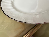 Lot de 6 assiettes à dessert Porcelaine de Limoges Bernardaud modèle Verdi