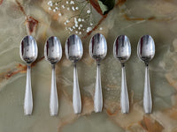 Set de 24 pièces Christofle Art déco modèle Atlas Paquebot Normandie métal argenté bon état avec écrin