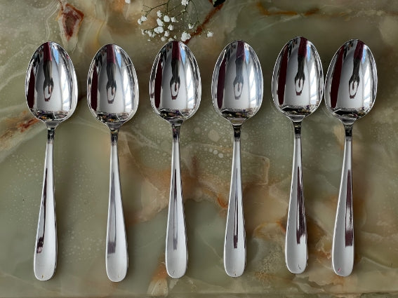 Set de 24 pièces Christofle Art déco modèle Atlas Paquebot Normandie métal argenté bon état avec écrin