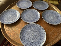 Lot de 6 assiettes 20 cm COCEMA de Fès, Maroc