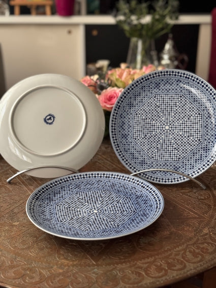 Lot de 3 assiettes 25 cm céramique COCEMA de Fès, Maroc