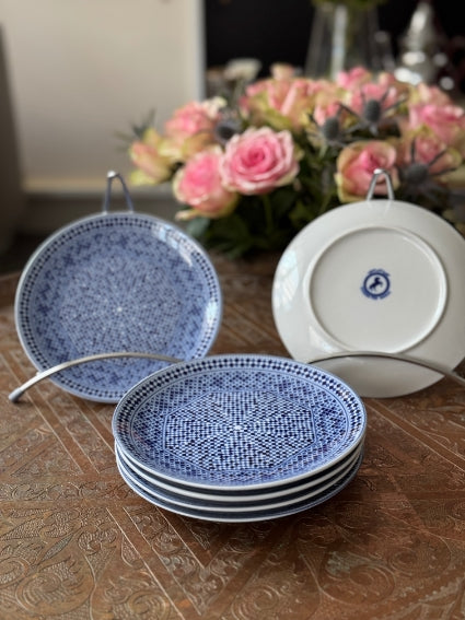 Lot de 6 assiettes 17 cm céramique COCEMA de Fès, Maroc