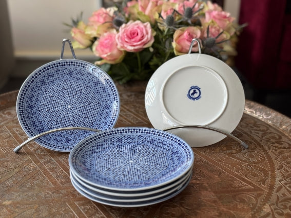 Lot de 6 assiettes 17 cm céramique COCEMA de Fès, Maroc