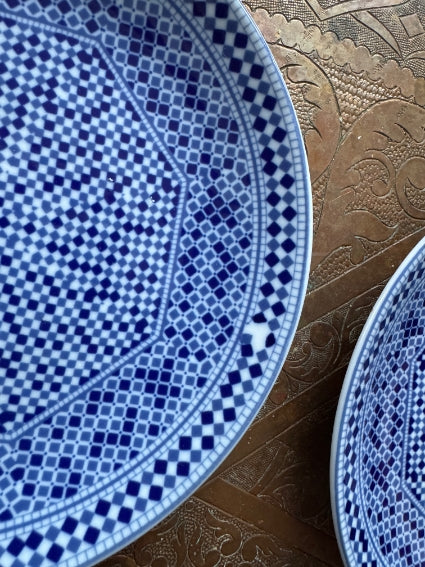 Lot de 6 assiettes 17 cm céramique COCEMA de Fès, Maroc