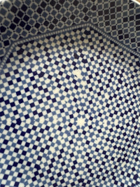 Lot de 6 assiettes creuses céramique COCEMA de Fès, Maroc