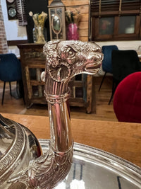 Service à thé et café Christofle Malmaison métal argenté vintage très bon état