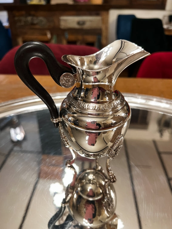 Service à thé et café Christofle Malmaison métal argenté vintage très bon état