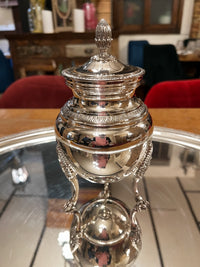 Service à thé et café Christofle Malmaison métal argenté vintage très bon état