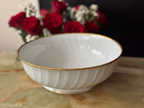 Saladier Porcelaine de Limoges Bernardaud modèle Verlaine