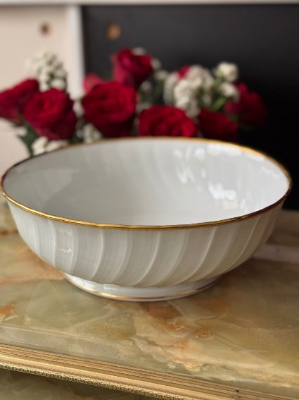 Saladier Porcelaine de Limoges Bernardaud modèle Verlaine