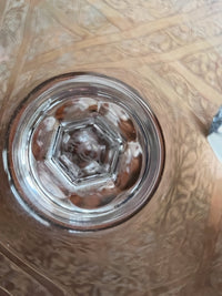 Un verre roemer Cristal Baccarat modèle Genova orange très bon état