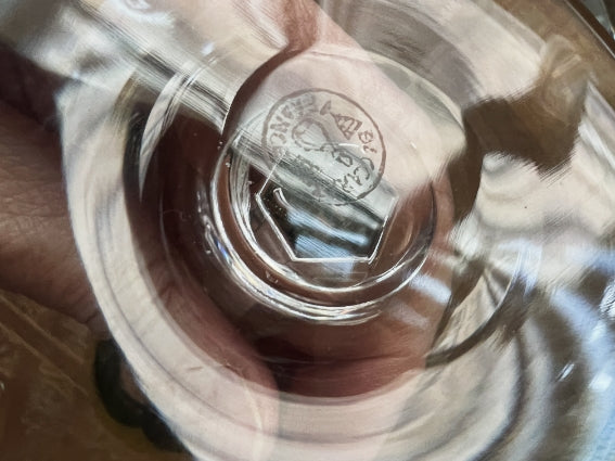 Un verre roemer Cristal Baccarat modèle Genova chartreuse très bon état