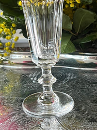 Lot de 2 flûtes à champagne Cristal Saint-Louis modèle Caton signées très bon état