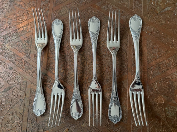 Set de 24 pièces Christofle modèle Marly métal argenté très bon état avec écrin