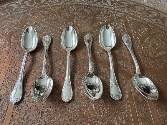Set de 24 pièces Christofle modèle Marly métal argenté très bon état avec écrin