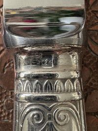 Christofle modèle Malmaison 6 couteaux de table métal argenté très bon état