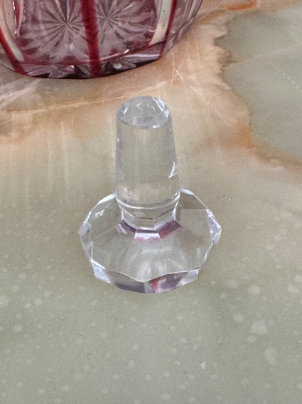 Service à liqueur Cristal Saint Louis rouge très bon état années 30
