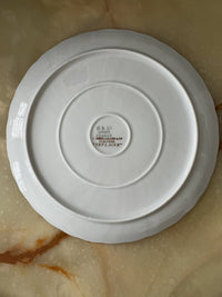 Une assiette à dessert 20 cm Porcelaine de Limoges Bernardaud modèle Verlaine