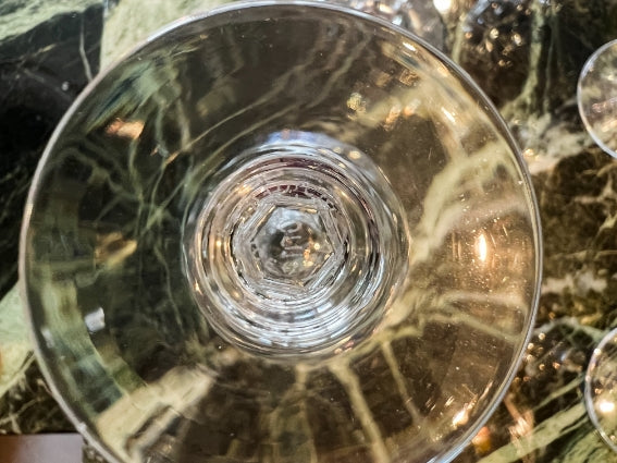 Lot de 9 verres à liqueur Cristal Saint Louis modèle Chantilly très bon état