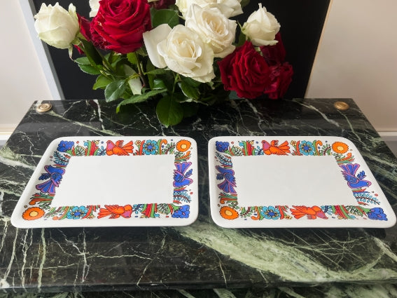 Lot de 2 petits plats rectangulaires Acapulco Villeroy et Boch très bon état