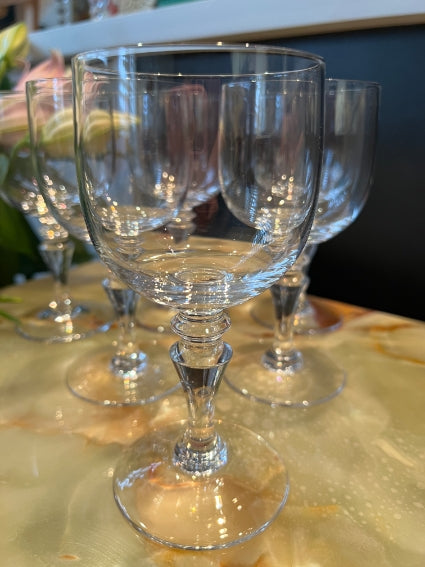Lot de 6 verres à eau n°2 cristal de Sèvres modèle Andelle + boîte