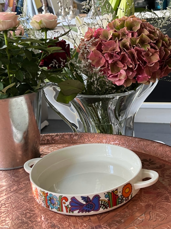 Plat rond Acapulco Villeroy et Boch très bon état diamètre 18 cm