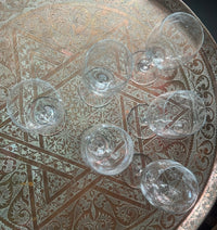Lot de 6 verres à eau Cristal Baccarat signés très bon état.