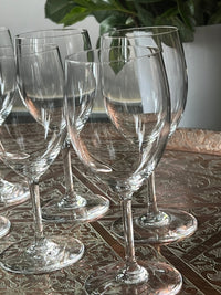 Lot de 6 verres à vin Cristal Baccarat signés très bon état, Perfection ?