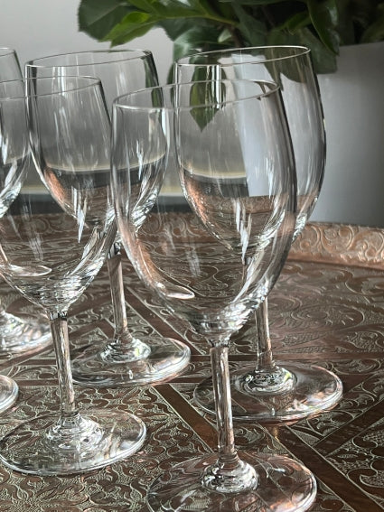 Lot de 6 verres à vin Cristal Baccarat signés très bon état, Perfection ?