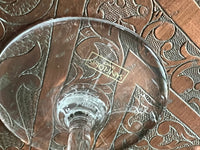 Lot de 6 verres à vin Cristal Saint Louis modèle Eurydice signés excellent état