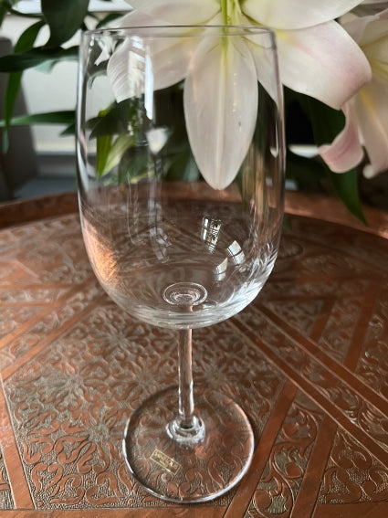 Lot de 4 verres à vin Cristal Saint Louis modèle Eurydice signés excellent état