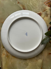 Plat rond Porcelaine de Limoges Bernardaud modèle Verlaine