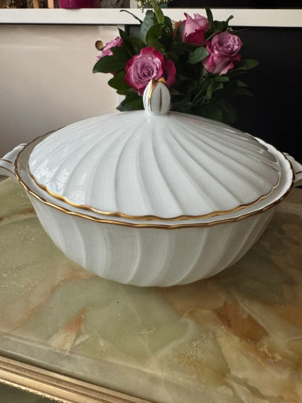 Soupière/Légumier Porcelaine de Limoges Bernardaud modèle Verlaine