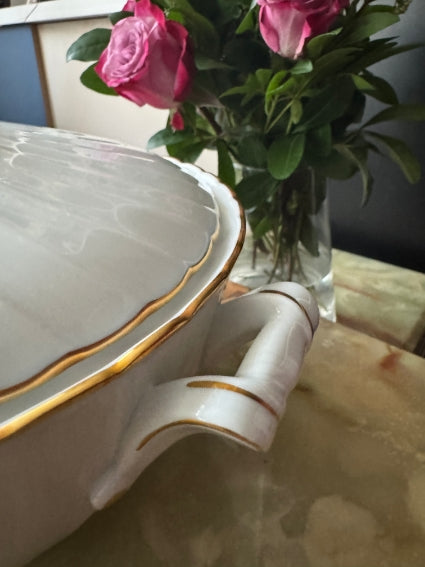 Soupière/Légumier Porcelaine de Limoges Bernardaud modèle Verlaine