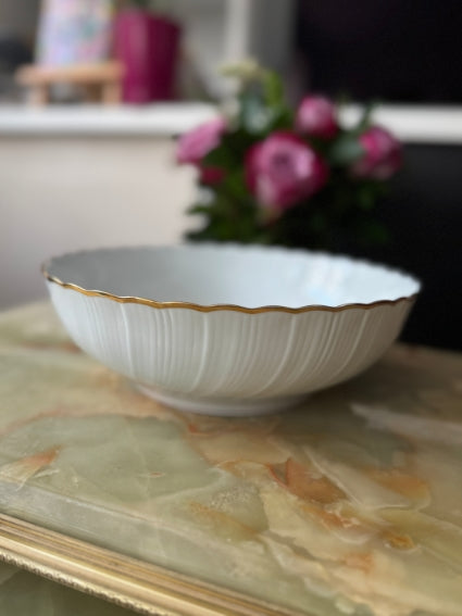 Saladier Porcelaine de Limoges Bernardaud modèle Verlaine