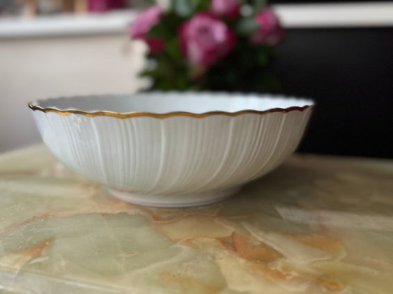 Saladier Porcelaine de Limoges Bernardaud modèle Verlaine