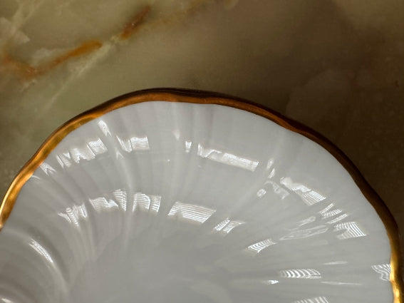 Lot de 2 raviers Porcelaine de Limoges Bernardaud modèle Verlaine