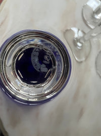 Lot de 6 verres roemers Cristal Saint Louis modèle Chantilly très bon état