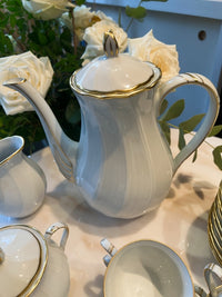 Service à café Porcelaine de Limoges Bernardaud modèle Verlaine