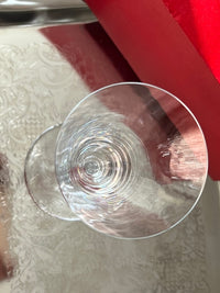 Flûte à champagne Cristal Baccarat neuve signée avec sa boîte