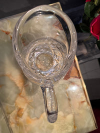 Cristal Saint Louis Pichet Broc à eau modèle Chantilly très bon état.