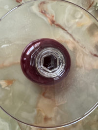 Roemer rouge Val Saint Lambert modèle Saumur signé très bon état