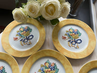 Lot de 6 assiettes à dessert 21 cm Bernardaud modèle Borghese