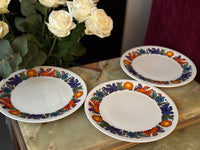 Lot de 3 Assiettes Acapulco Villeroy et Boch 24 cm très bon état