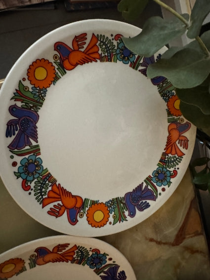 Lot de 3 Assiettes Acapulco Villeroy et Boch 24 cm très bon état