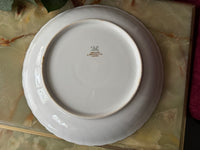 Plat rond creux Porcelaine de Limoges Bernardaud modèle Verlaine